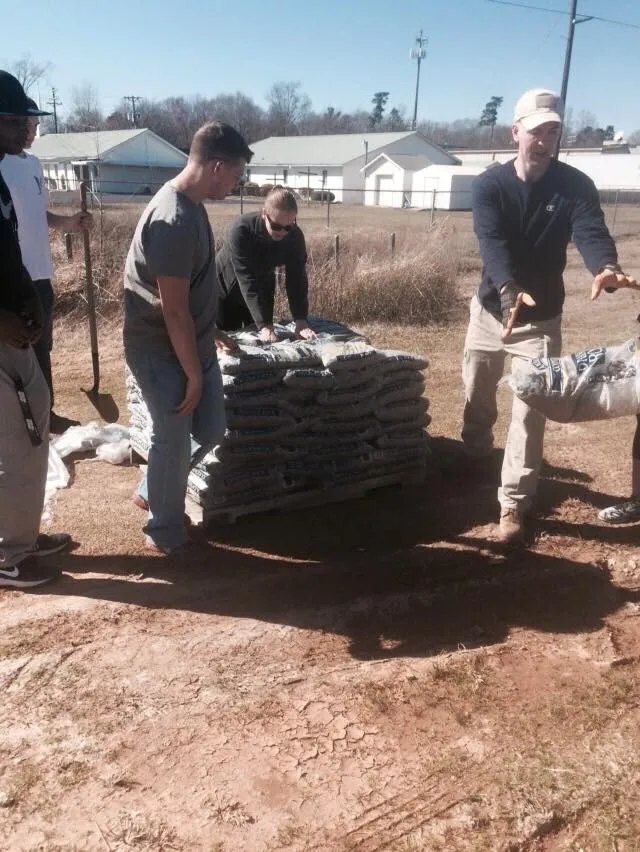 Greg Ford volunteering in the community