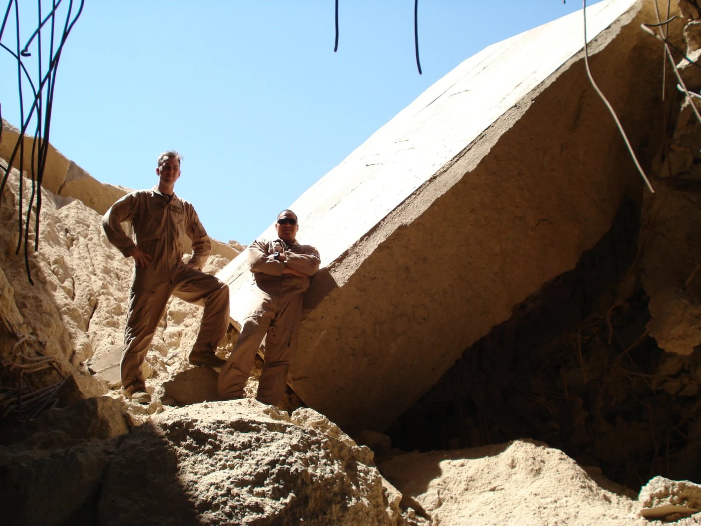 Greg Ford during combat deployment